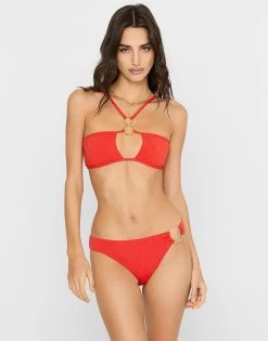 Hally Full Bottom - Red -Chic Mode Shop TURNERBANDEAUTOP HALLYFULLBOTTOM REDD 1