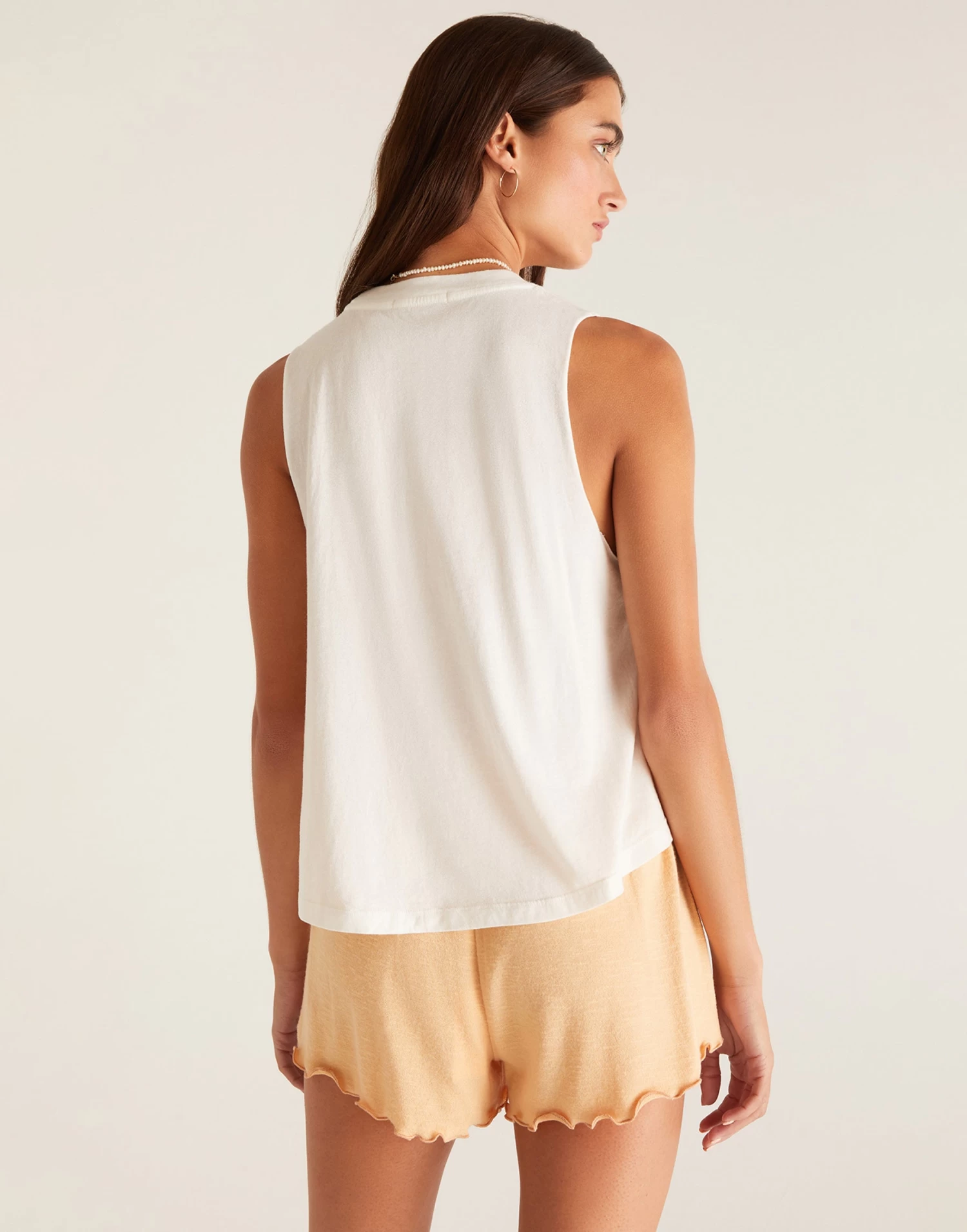 Kayla Sol Mates Tank By Z Supply - White Shell 4 Kayla Sol Mates Tank By Z Supply - White Shell - Image 2