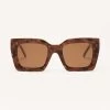 Early Riser Sunglasses By Z Supply - Brown Tortoise -Chic Mode Shop ZEA232100S BTB FRONT