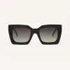 Early Riser Sunglasses By Z Supply - Polished Black -Chic Mode Shop ZEA232100S PBT FRONT