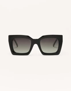 Early Riser Sunglasses By Z Supply - Polished Black