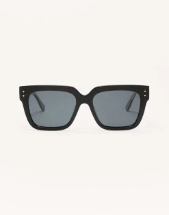 Brunch Time Sunglasses By Z Supply - Polished Black