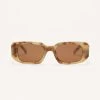 Off Duty Sunglasses By Z Supply - Blonde Tort 2 Off Duty Sunglasses By Z Supply - Blonde Tort -Chic Mode Shop ZEA232102S BOG FRONT