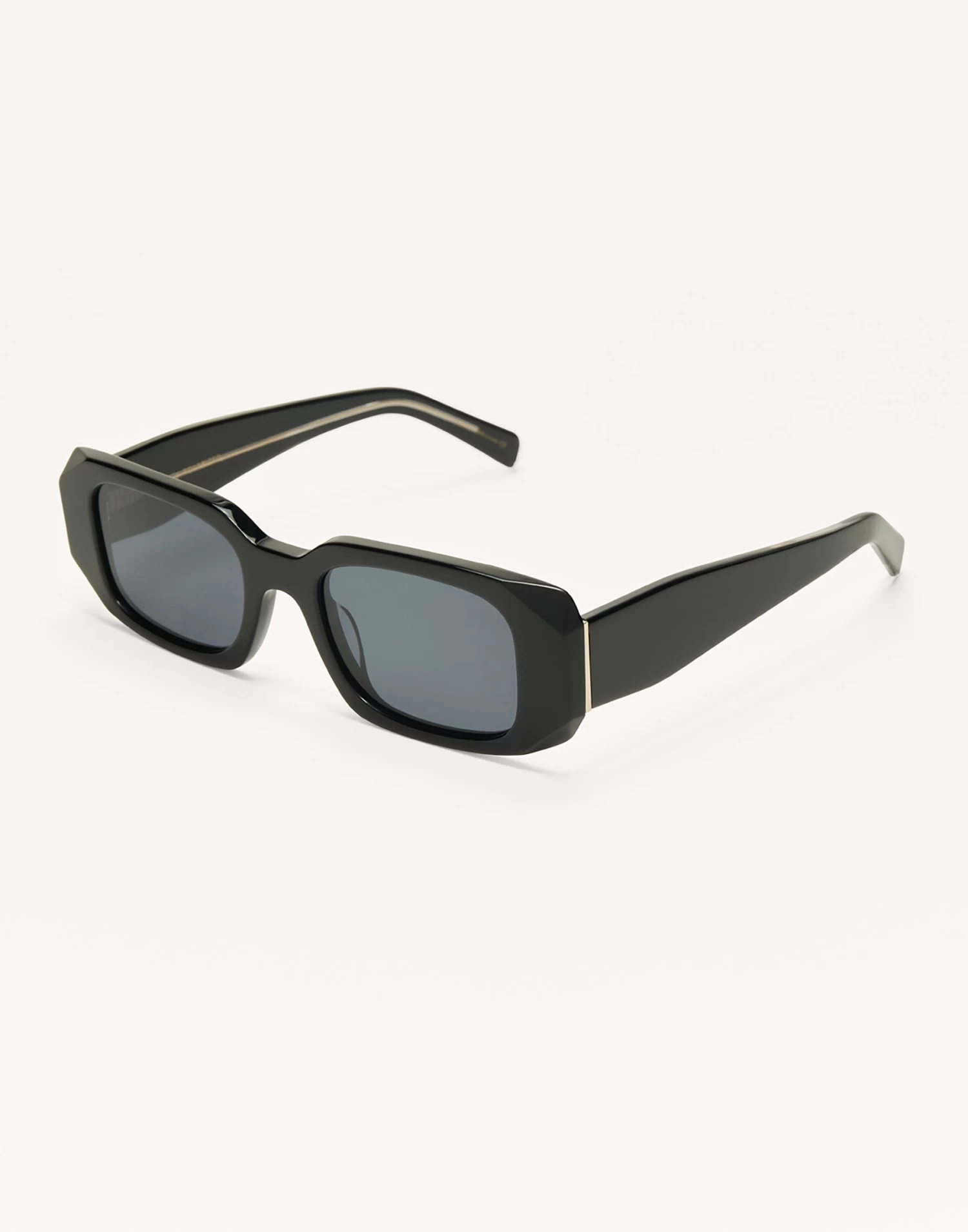 Off Duty Sunglasses By Z Supply - Polished Black 4 Off Duty Sunglasses By Z Supply - Polished Black - Image 2