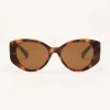 Daydream Sunglasses By Z Supply - Brown Tortoise -Chic Mode Shop ZEA232104S BTB FRONT