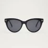 Bright Eyed Sunglasses By Z Supply - Crystal Black -Chic Mode Shop ZEI222105S CKG FRONT