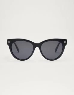 Bright Eyed Sunglasses By Z Supply - Crystal Black
