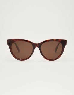Bright Eyed Sunglasses By Z Supply - Honey Tortoise