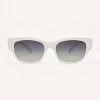 Roadtrip Sunglasses By Z Supply - White -Chic Mode Shop ZEI232105S WIG FRONT