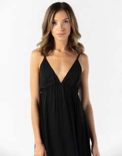 Gracie Maxi Dress By Tiare Hawaii - Black -Chic Mode Shop graciemaxBlack 4