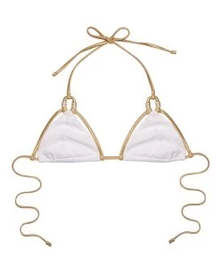 Madagascar Glam Triangle Top - White 15 Madagascar Glam Triangle Top - White -Chic Mode Shop madagascar glam b12111t1 whte